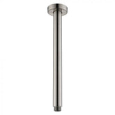 Fienza Round 300mm Ceiling Dropper - Brushed Nickel